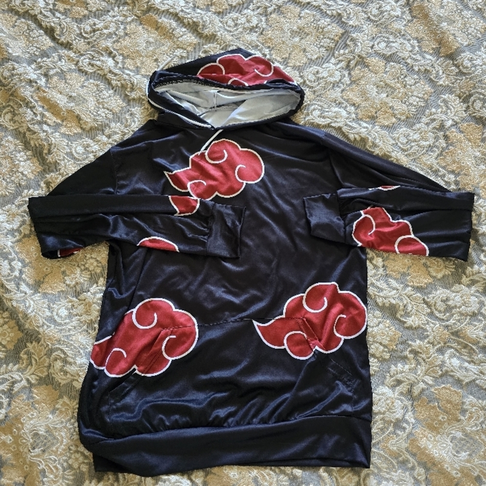 Black and Red Cloud Naruto Akatsuki Hoodie